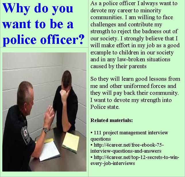 16 best police cadet interview questions images on Pinterest