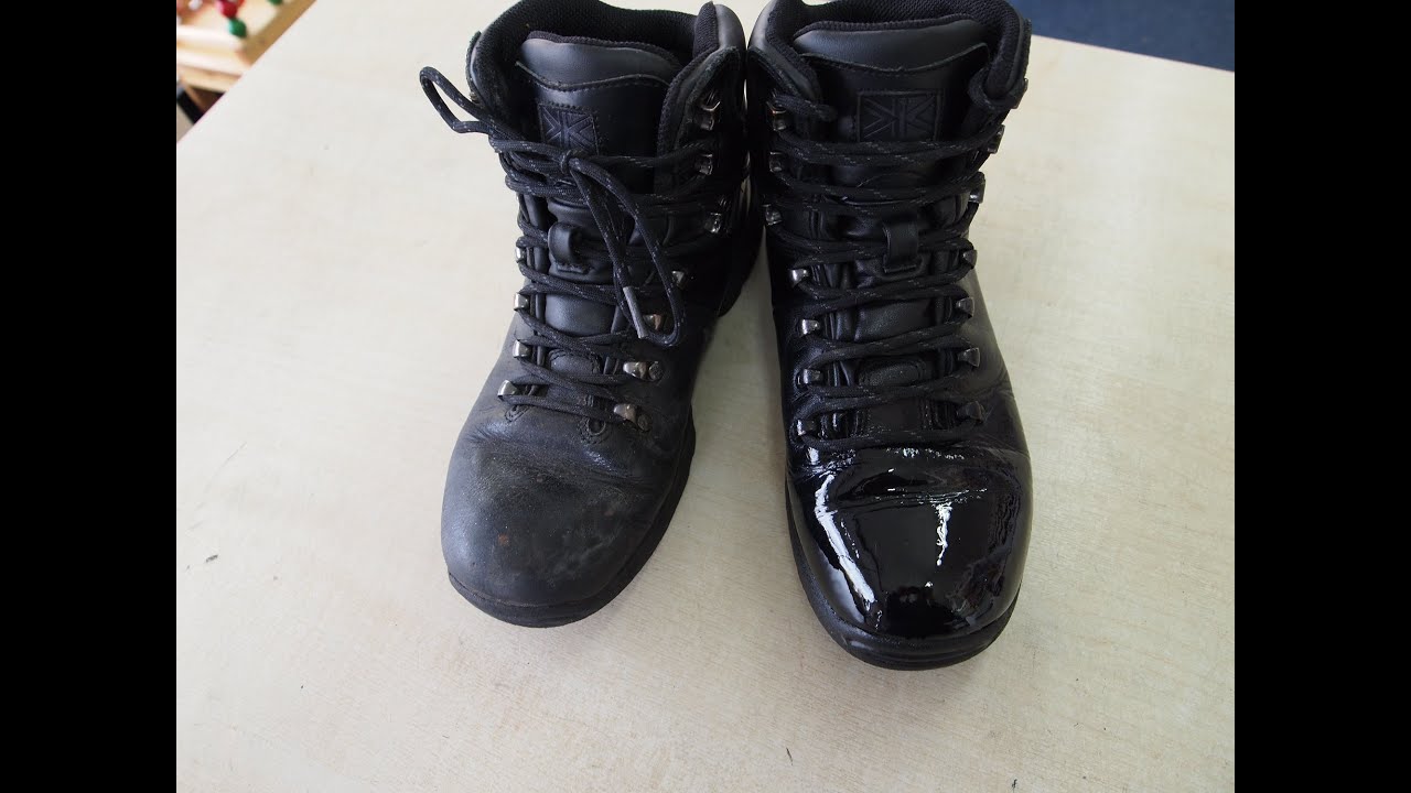 Army boot toe cap shine easy (cheat)