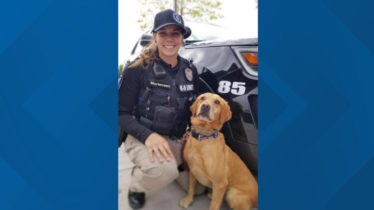 Caldwell K9 retires, adopted by officer