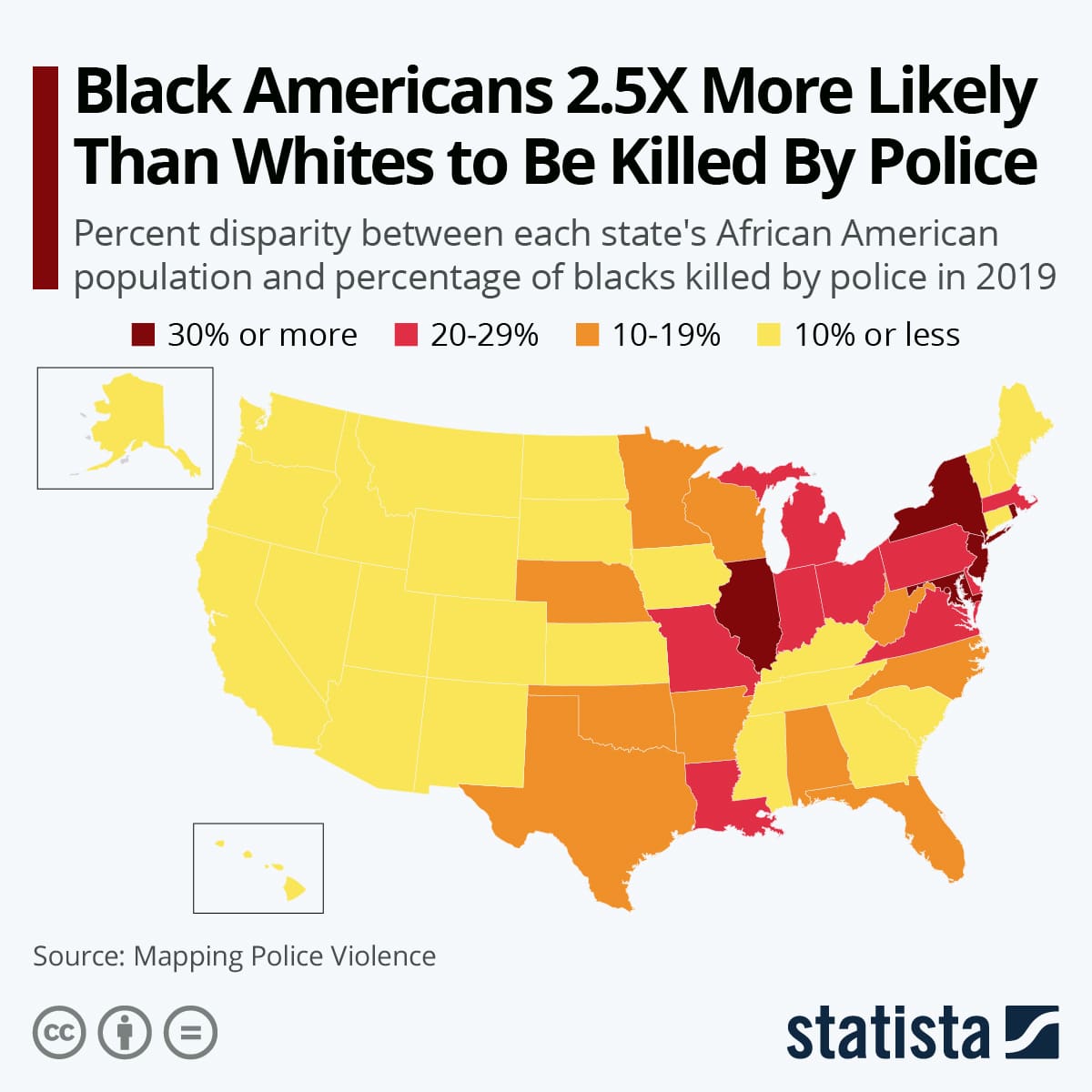 Chart: Black Americans 2.5X More Likely Than Whites to Be Killed By ...