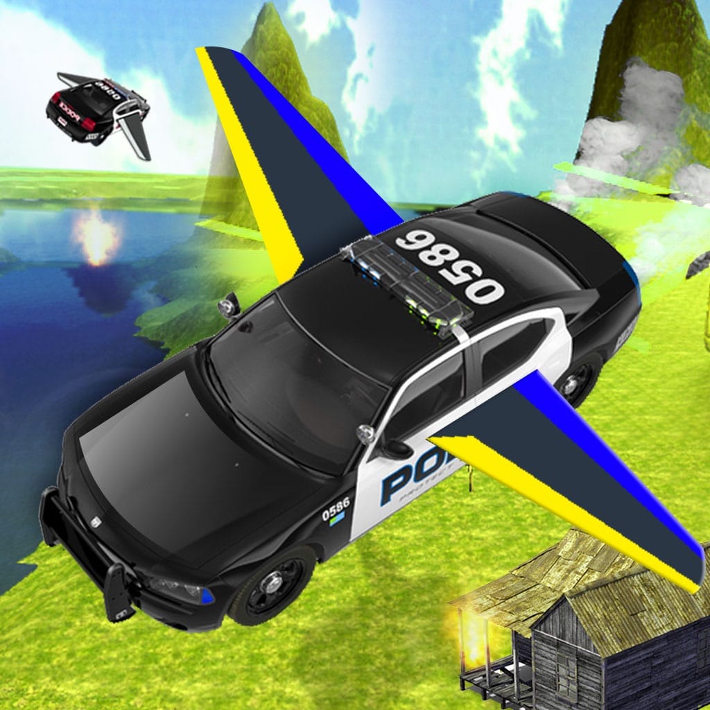 City Police Flying Car : Flight Vehicle Simulator Hack Online (unlock ...