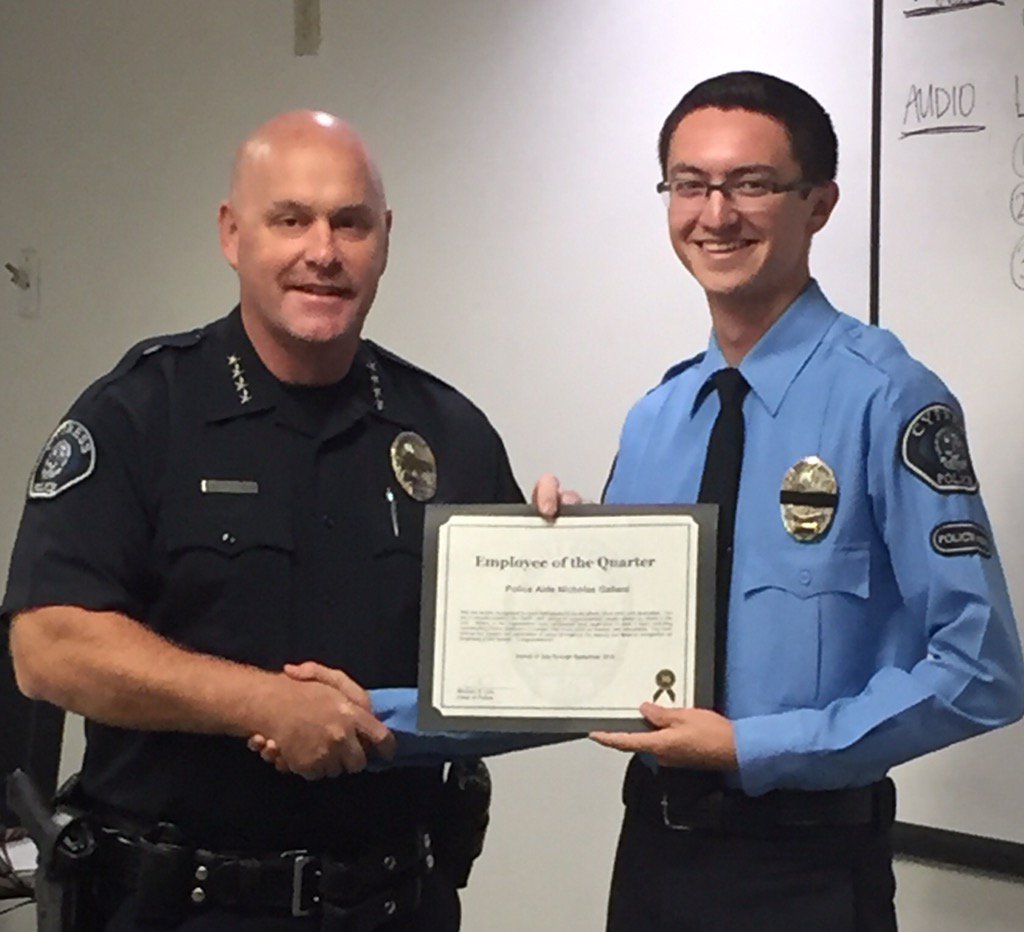 Cypress Police PIO on Twitter: " Congrats to Police Aide Gallant ...
