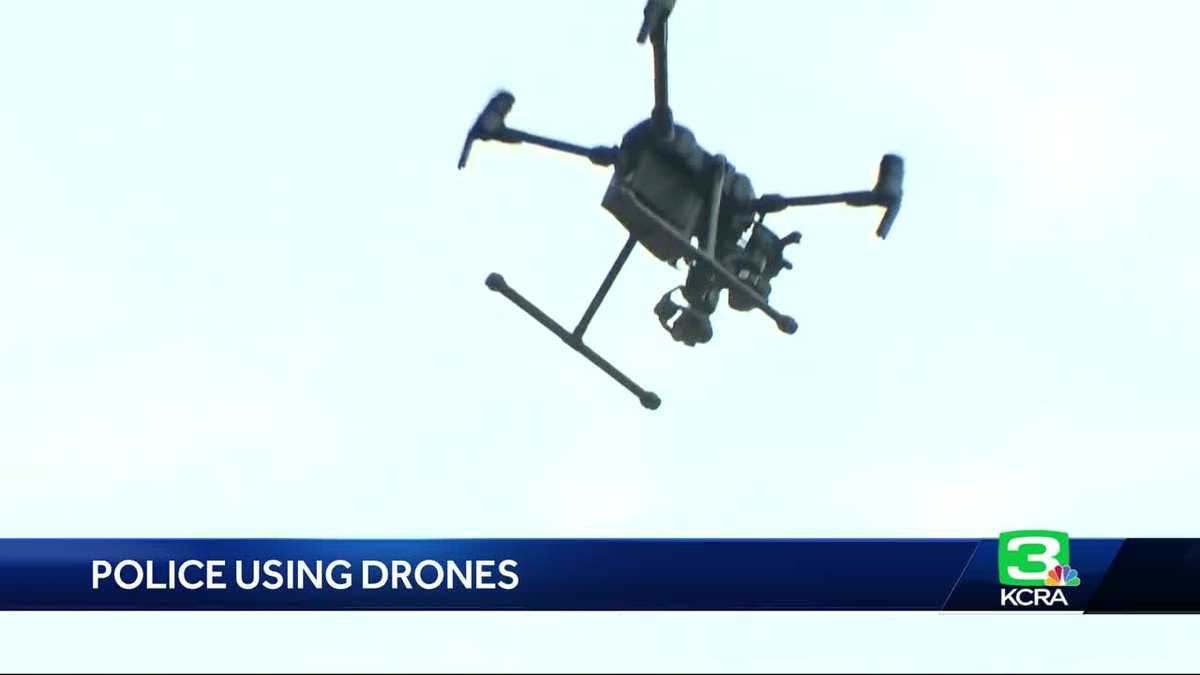 Drone helps police arrest 2 in Stockton