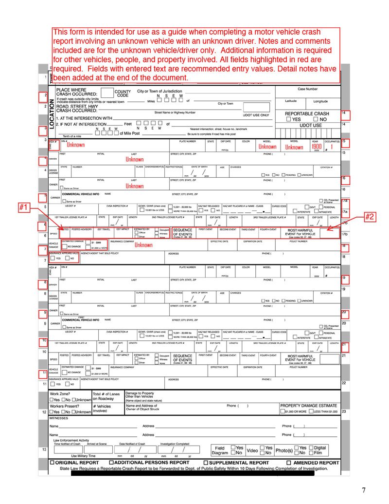 Free Car Accident Police Report