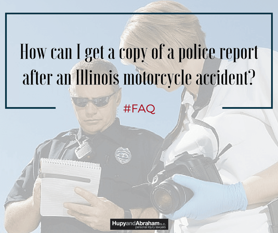 How to Get a Police Report After an IL Motorcycle Crash