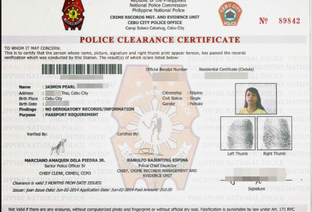 How to get Police Clearance?