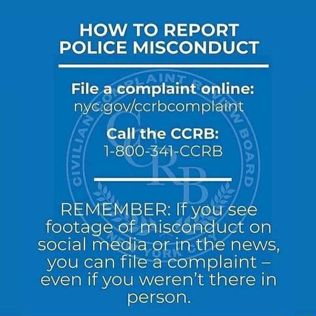 HOW TO REPORT POLICE MISCONDUCT File a complaint online: Call the CCRB ...