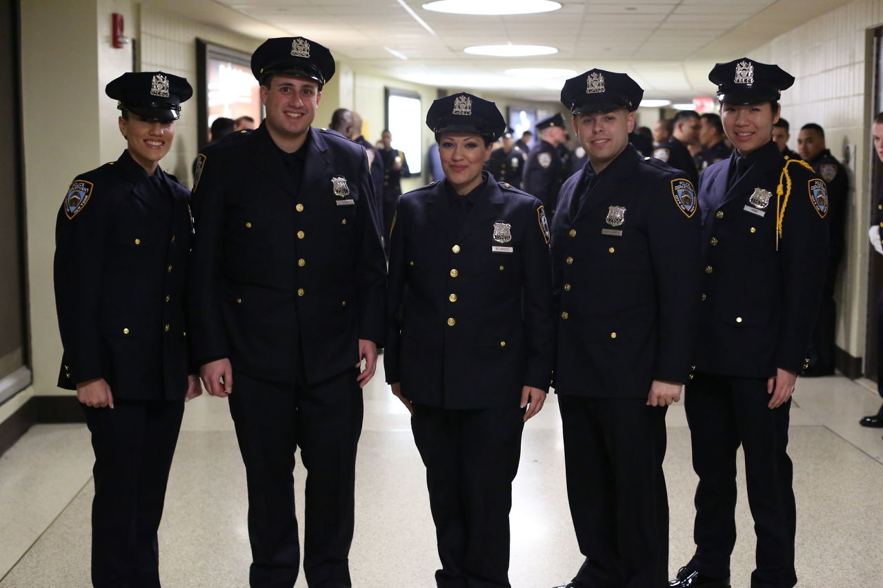 Hundreds Of New NYPD Officers Graduate The Police Academy