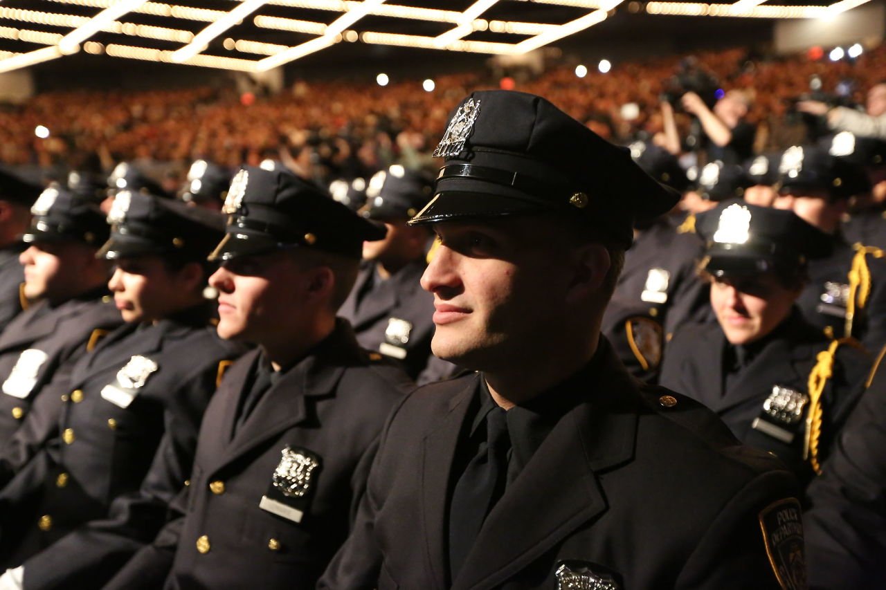 Hundreds Of New NYPD Officers Graduate The Police Academy ...