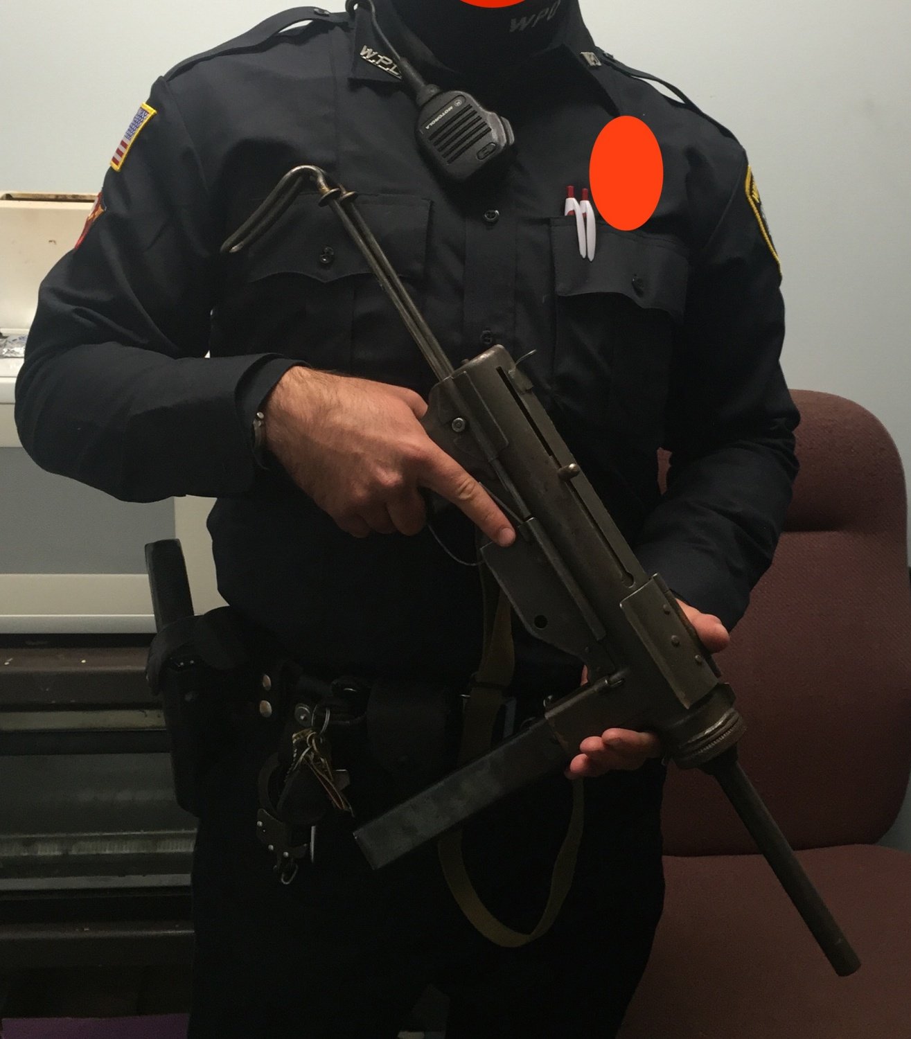 M3 Grease Gun Turned into Police Dept