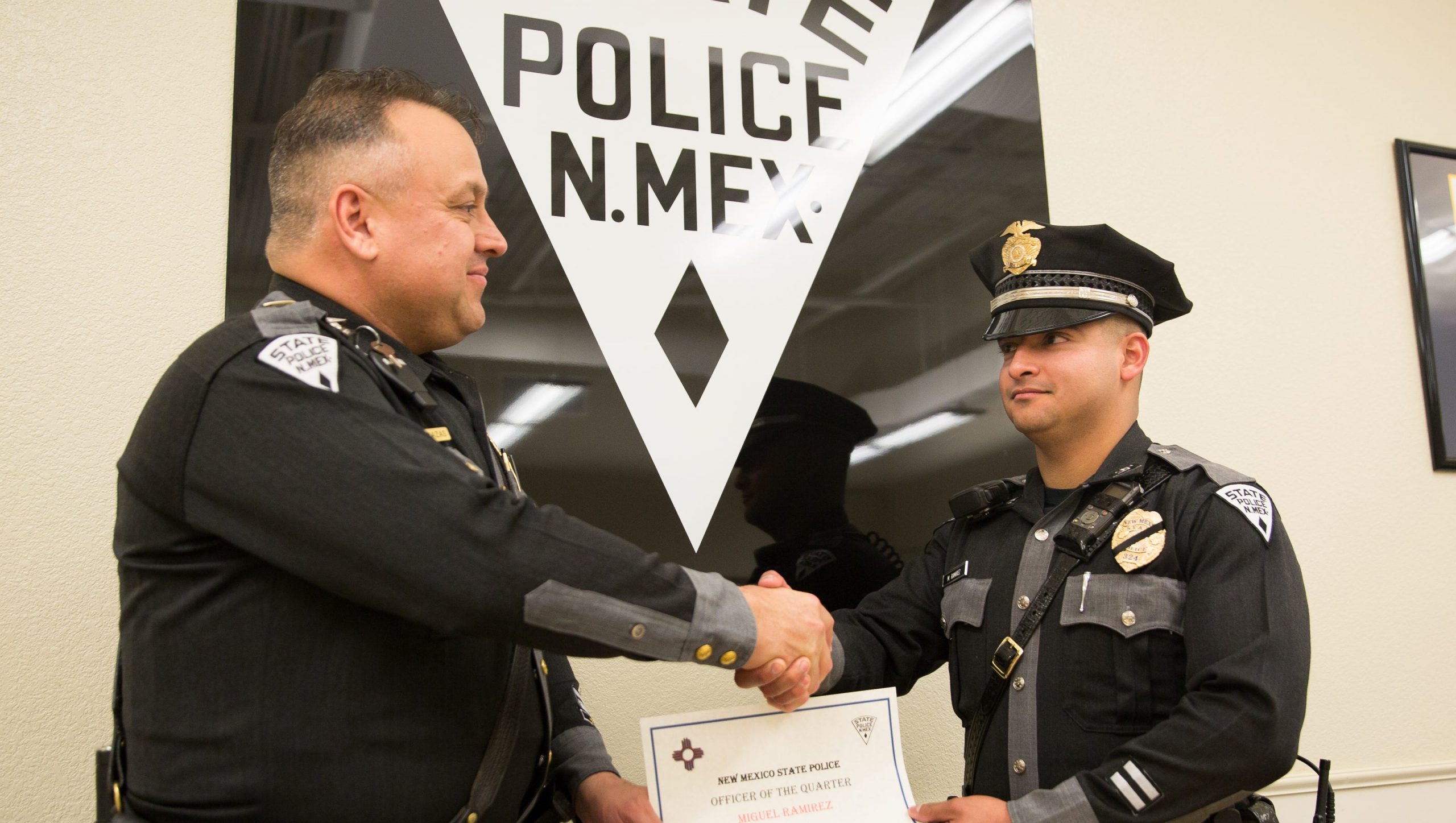 New Mexico State Police awards outstanding officer