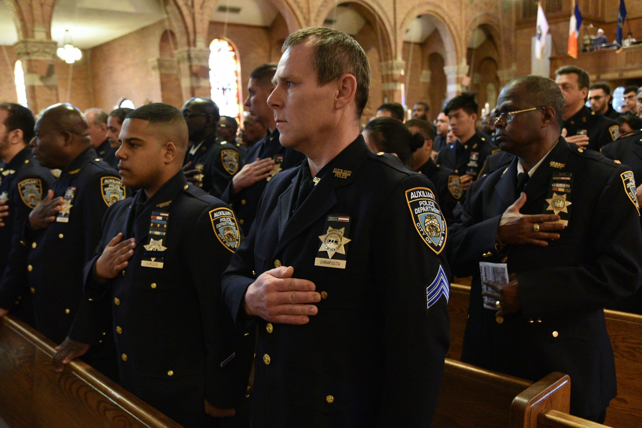 NYPD Auxiliary Join to Remember Fallen Colleagues