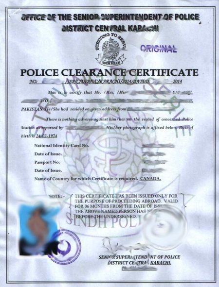 Obtaining a Police Certificate for K