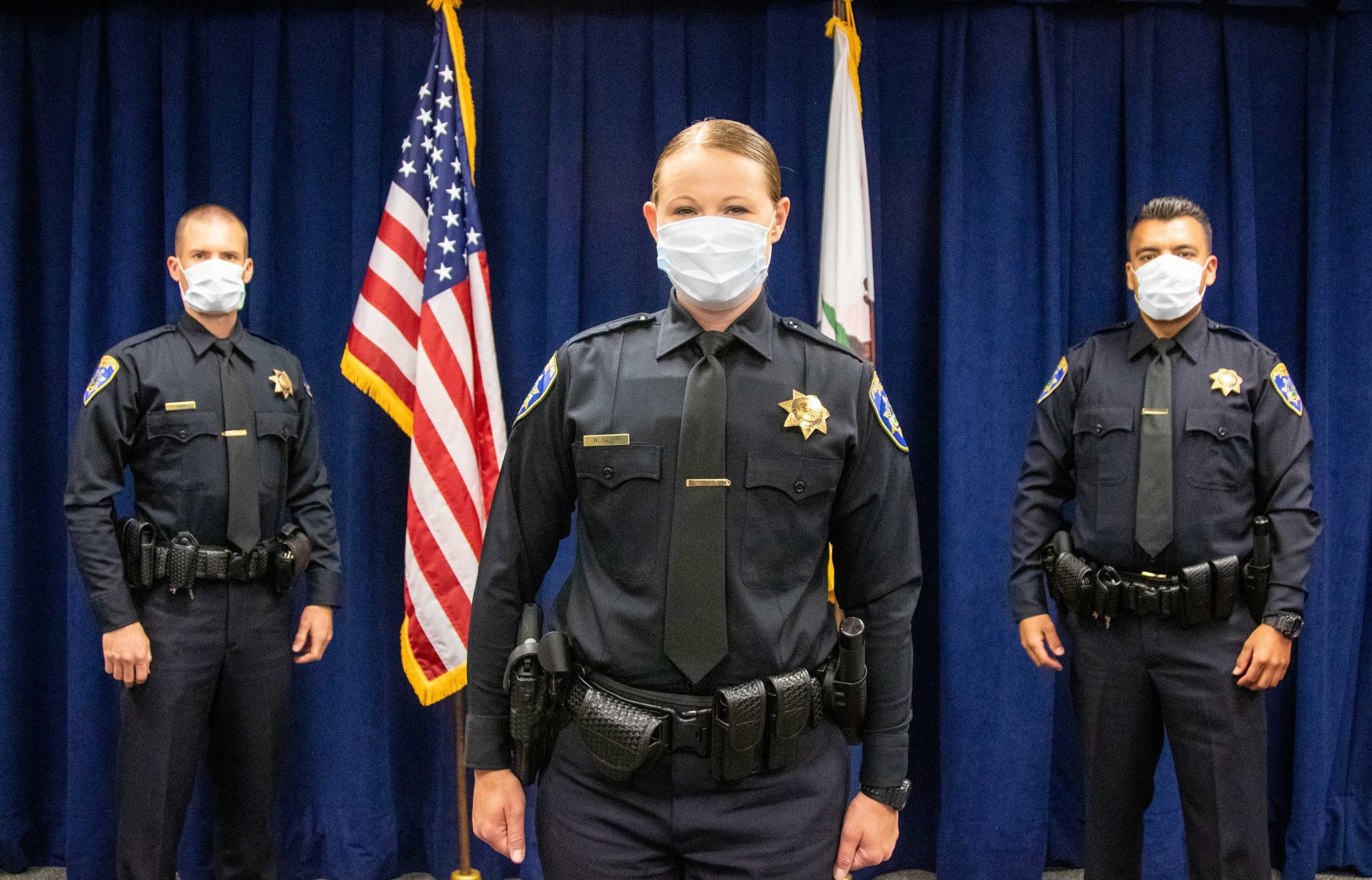 Pleasanton police welcome three new officers