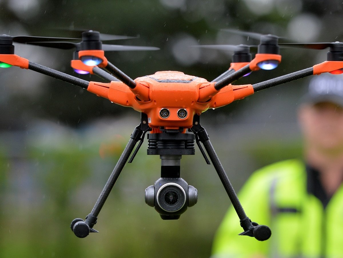 Police drones could be used to help elderly in winter ...