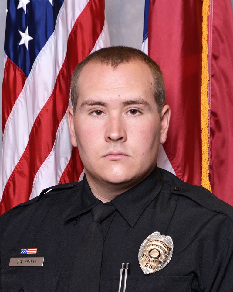 Police Officer Jared William Franks, Greensboro Police Department ...