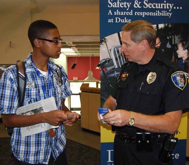Students, Police Talk Safety