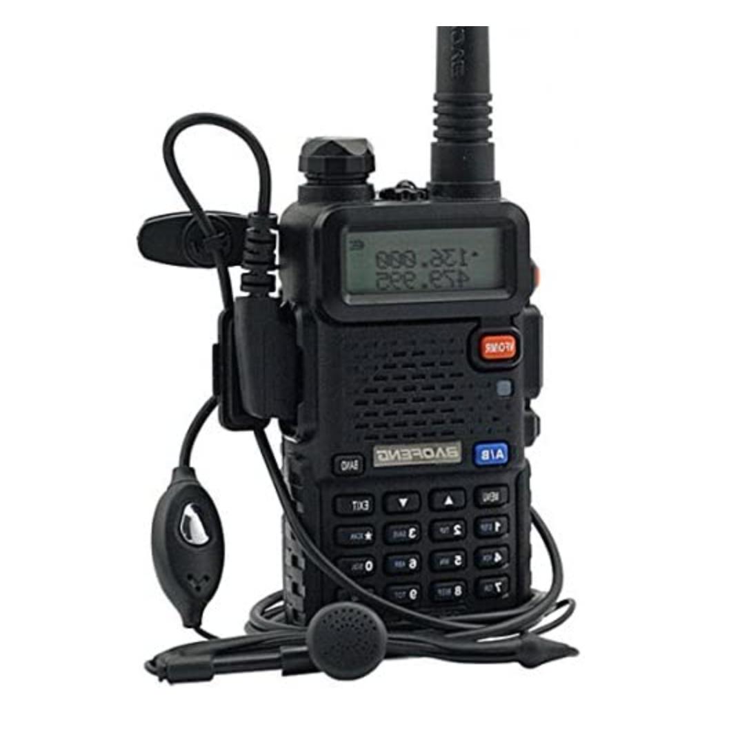 Two Way Radio Scanner Police Handheld Transceiver VHF