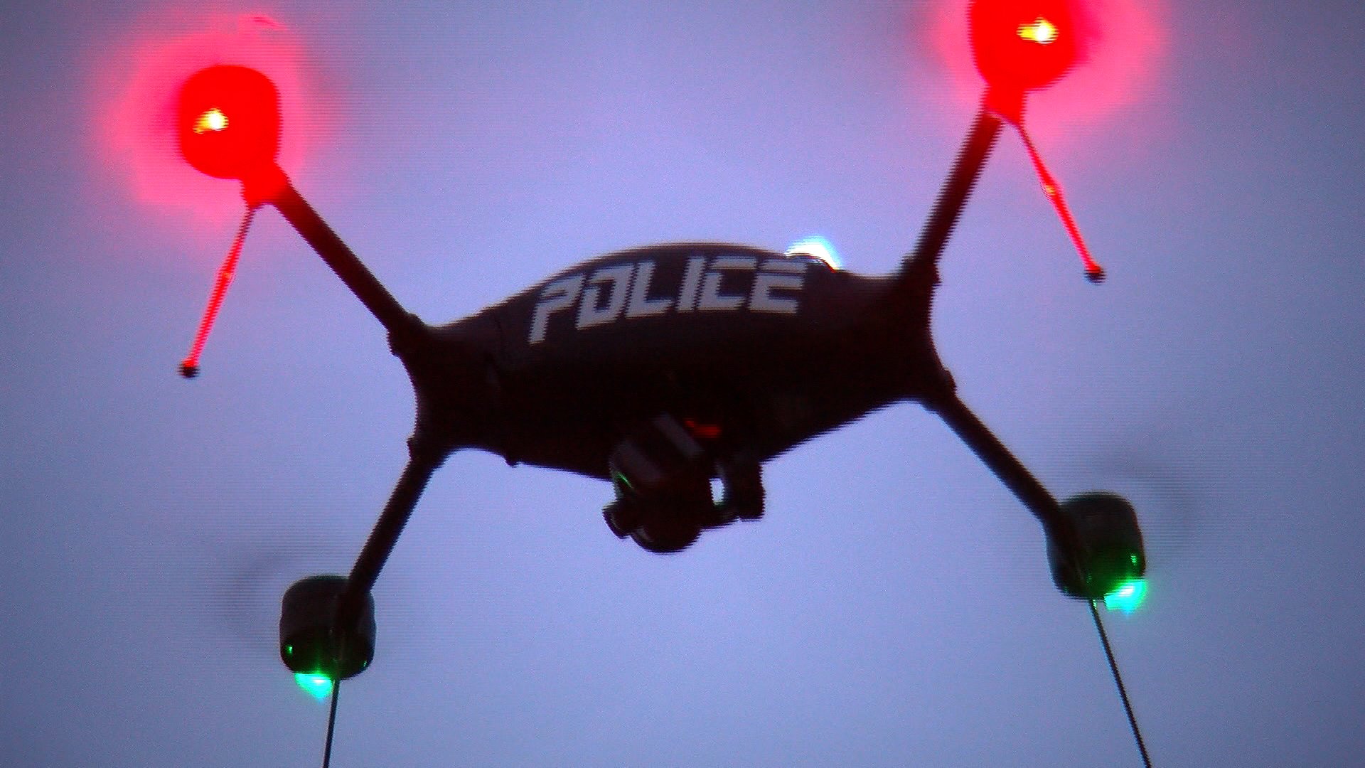 What Do Police Drones Look Like At Night